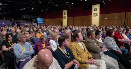 With the young 'Matalan' army at the SNP conference